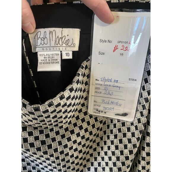 Bob Mackie Boutique Womens Medium NEW VINTAGE Skirt Blouse Formal Party Wedding - Picture 15 of 16